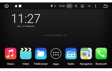 Radio navegador GPS Renault Kangoo Android TR3720