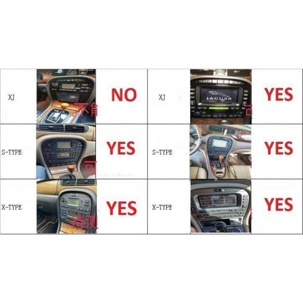 Radio GPS head unit Tesla style Jaguar XJ / S-Type ANDROID TR3676