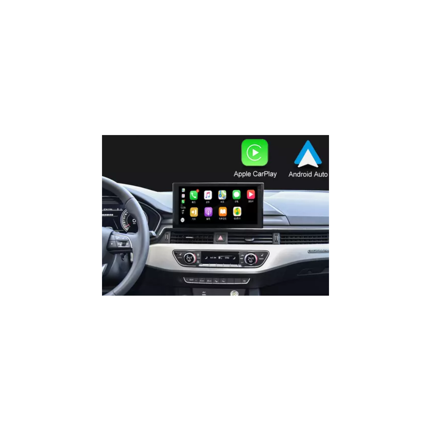 Módulo Android para Audi A4 / A5 / Q5 / S5 / RS5. Añade Android 11 a la pantalla de serie. TR3729