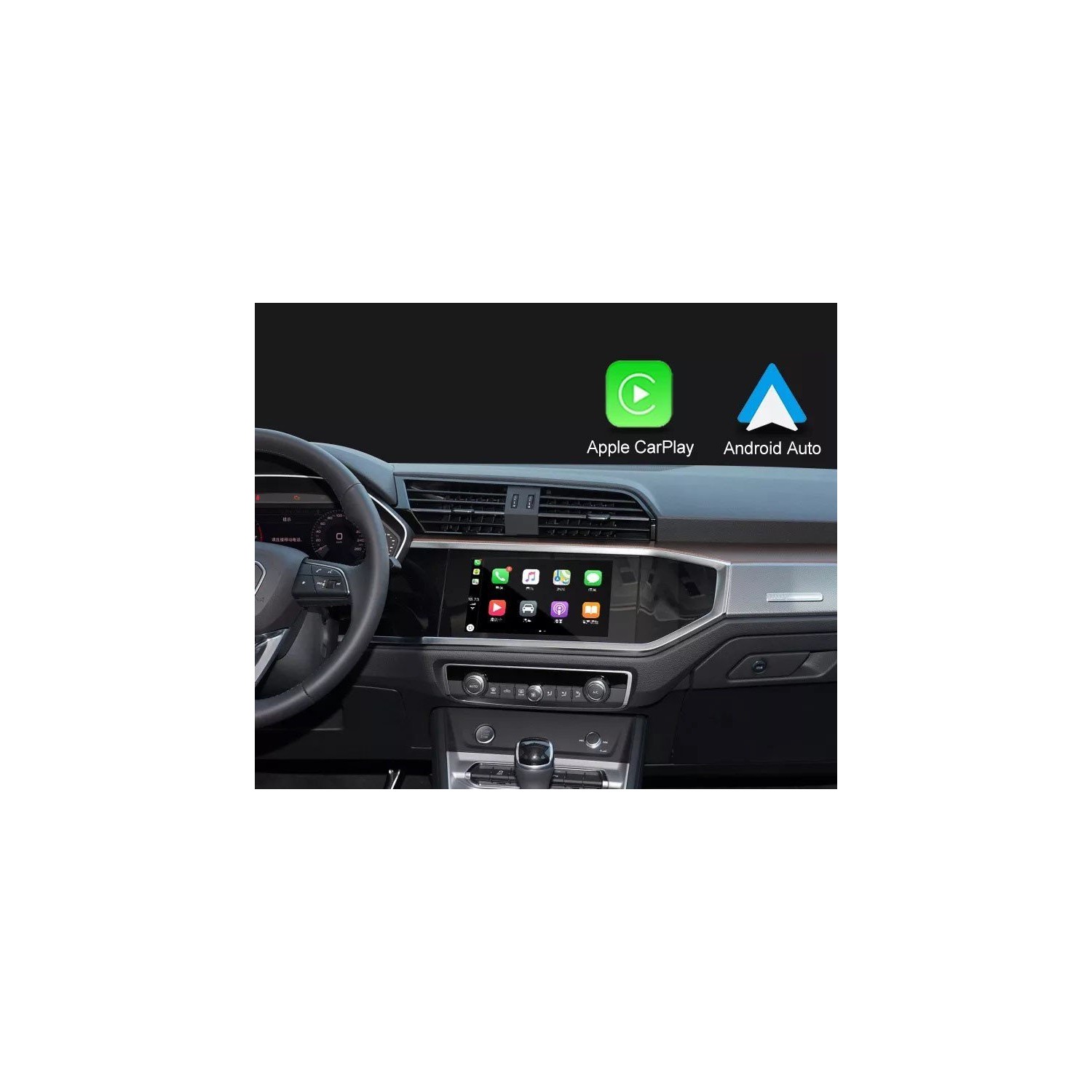 Módulo Android para Audi A1 / A3 / Q3. Añade Android 11 a la pantalla de serie. TR3731