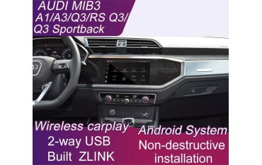 Módulo Android para Audi A1 / A3 / Q3. Añade Android 11 a la pantalla de serie. TR3731