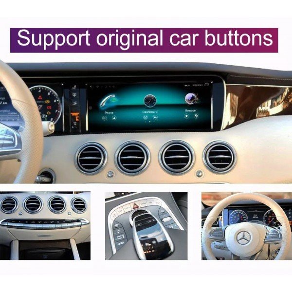 Mercedes Benz S Class / Maybach Android Module NTG5.0 / NTG5.2. Add Android 11 to original screen TR3732