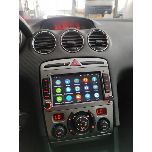 Radio navegador GPS Peugeot 308 / 408 plata Android 10 TR2833