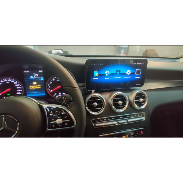 Pantalla 10.25" GPS Mercedes Benz Clase C W205 & GLC X253 & Clase V W446 8GB RAM Android 4G TR3603