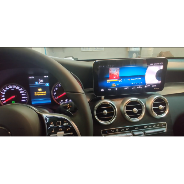 Pantalla 10.25" GPS Mercedes Benz Clase C W205 & GLC X253 & Clase V W446 8GB RAM Android 4G TR3603