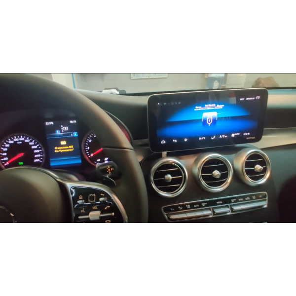 Pantalla 10.25" GPS Mercedes Benz Clase C W205 & GLC X253 & Clase V W446 8GB RAM Android 4G TR3603