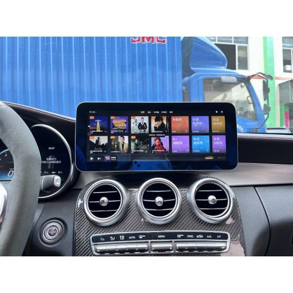 Pantalla 12.5" GPS Mercedes Benz Clase C W205 & GLC X253 & Clase V W447 8GB RAM Android 4G TR3663