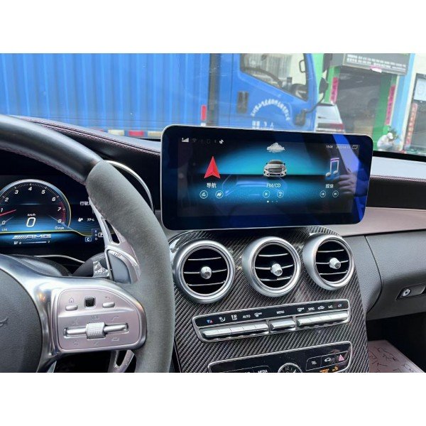 Pantalla 12.5" GPS Mercedes Benz Clase C W205 & GLC X253 & Clase V W447 8GB RAM Android 4G TR3663