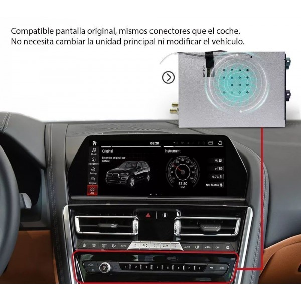 Módulo Android BMW ID7. Añade Android 11 a la pantalla original TR3737