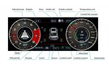 Digital cockpit Volkswagen Passat / Scirocco TR3741