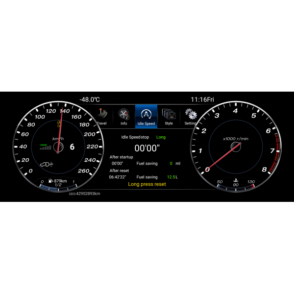 Pantalla cuadro mandos digital Land Cruiser Prado TR3742