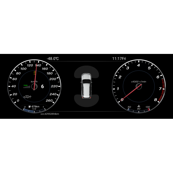 Digital cockpit Land Cruiser Prado TR3742