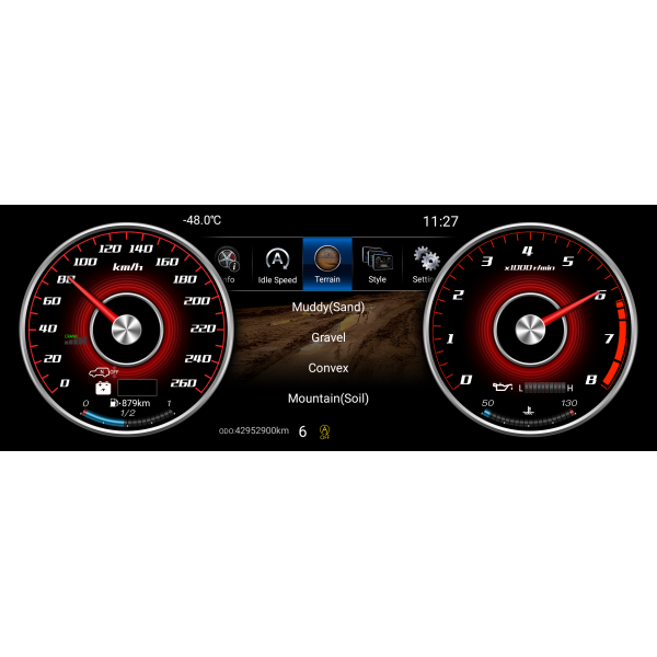 Digital cockpit Land Cruiser Prado TR3742