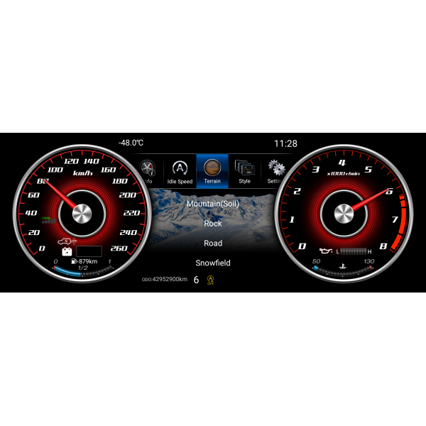 Pantalla cuadro mandos digital Land Cruiser Prado TR3742