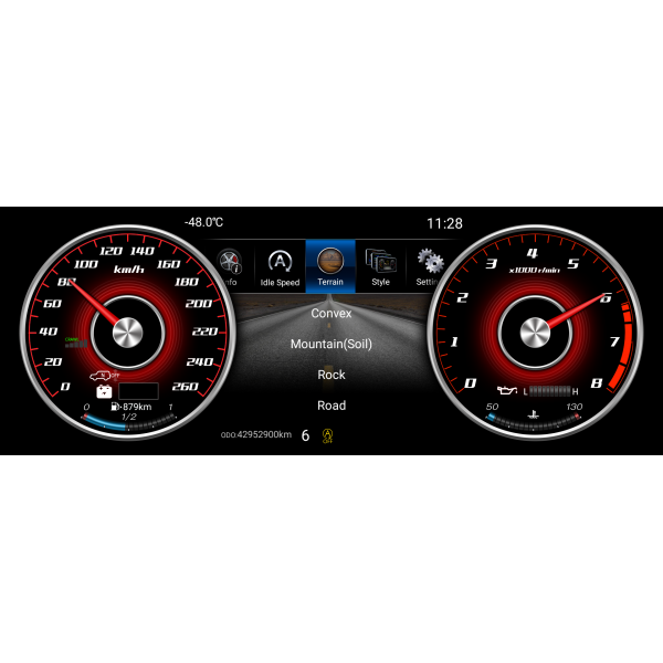 Digital cockpit Land Cruiser Prado TR3742
