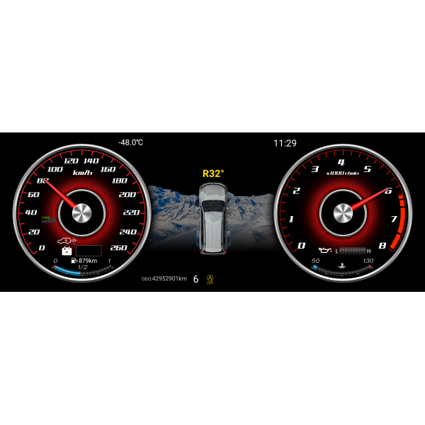 Pantalla cuadro mandos digital Land Cruiser Prado TR3742