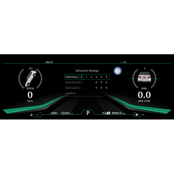 Digital cockpit Nissan Patrol / Infiniti QX80 TR3744
