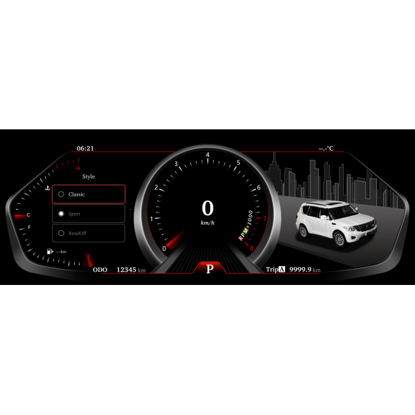 Pantalla cuadro mandos digital Nissan Patrol / Infiniti QX80 TR3744