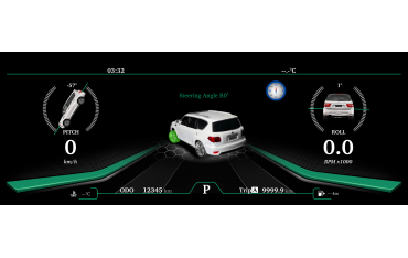 Digital cockpit Nissan Patrol / Infiniti QX80 TR3744