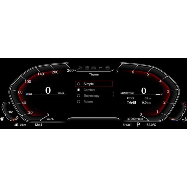 Pantalla cuadro mandos digital BMW Serie 3 / Serie 4 NBT TR3745