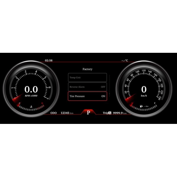 Digital cockpit Mitsubishi Montero / Pajero V93 V97 (2008 - 2018) TR3754