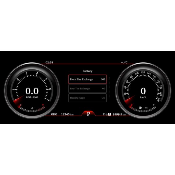 Digital cockpit Mitsubishi Montero / Pajero V93 V97 (2008 - 2018) TR3754