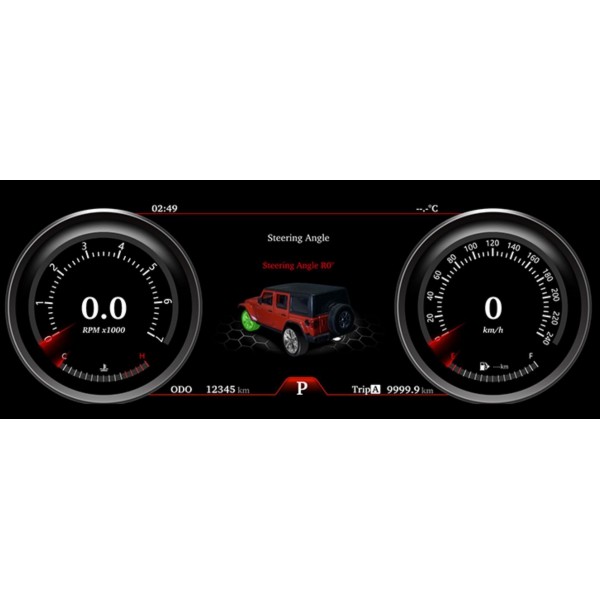 Pantalla cuadro mandos digital Jeep Wrangler TR3755