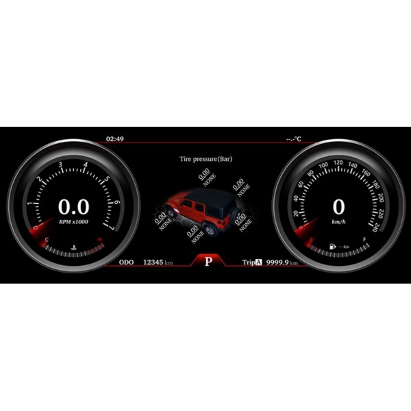Pantalla cuadro mandos digital Jeep Wrangler TR3755