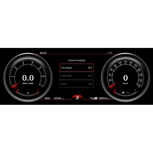 Pantalla cuadro mandos digital Jeep Wrangler TR3755