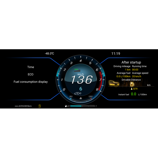 Pantalla cuadro mandos digital Toyota Rav4 (2017 - 2020) TR3758