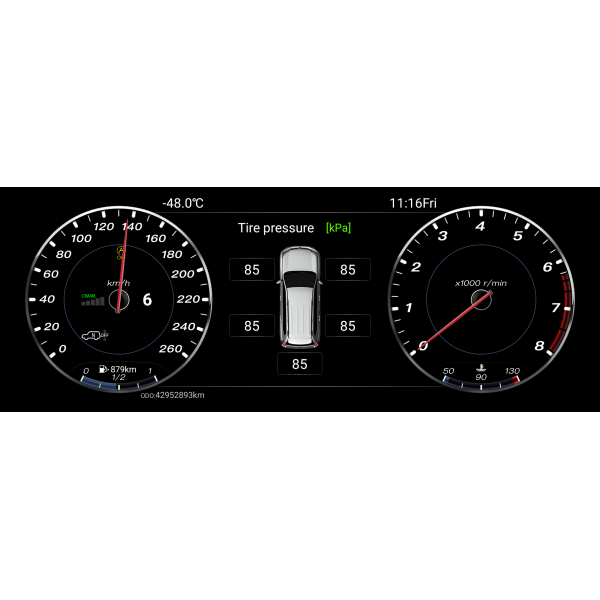 Pantalla cuadro mandos digital Toyota Rav4 (2017 - 2020) TR3758