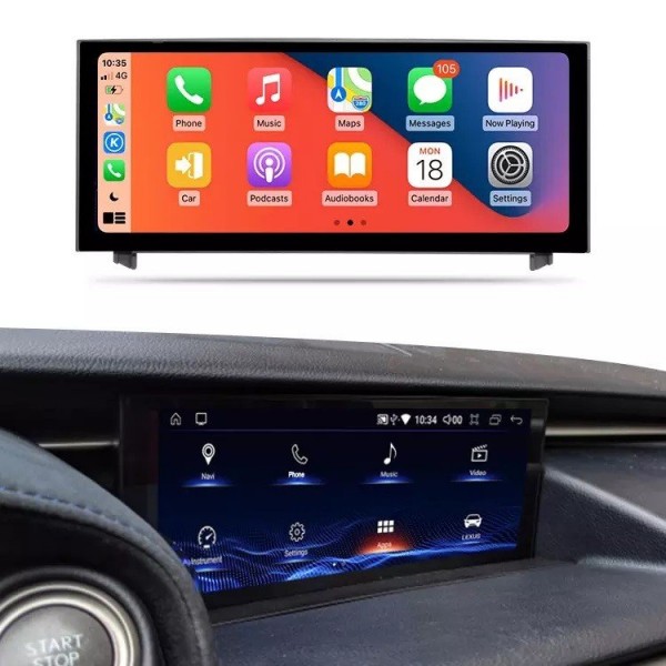 Navegador 10,25 pulgadas GPS Lexus RC 2012 - 2019 ANDROID TR3772