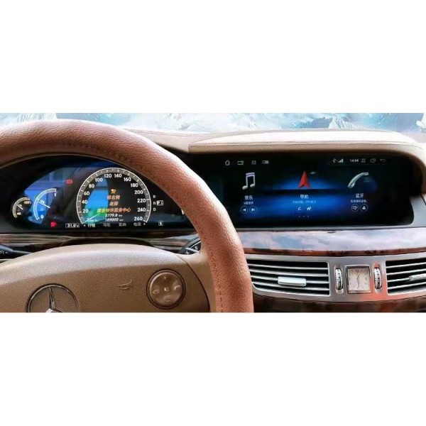 MERCEDES BENZ S Class W221 Android monitor 12,3 inch GPS 4G TR3778