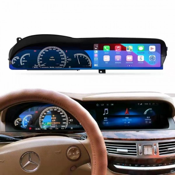 MERCEDES BENZ S Class W221 Android monitor 12,3 inch GPS 4G TR3778