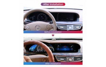 MERCEDES BENZ S Class W221 Android monitor 12,3 inch GPS 4G TR3778