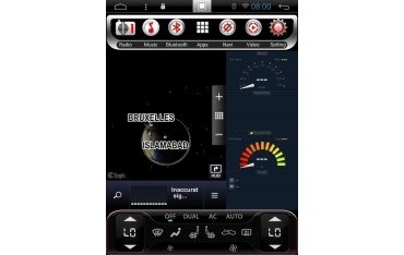 Radio navegador GPS tipo TESLA Chrysler 300C ANDROID TR3779