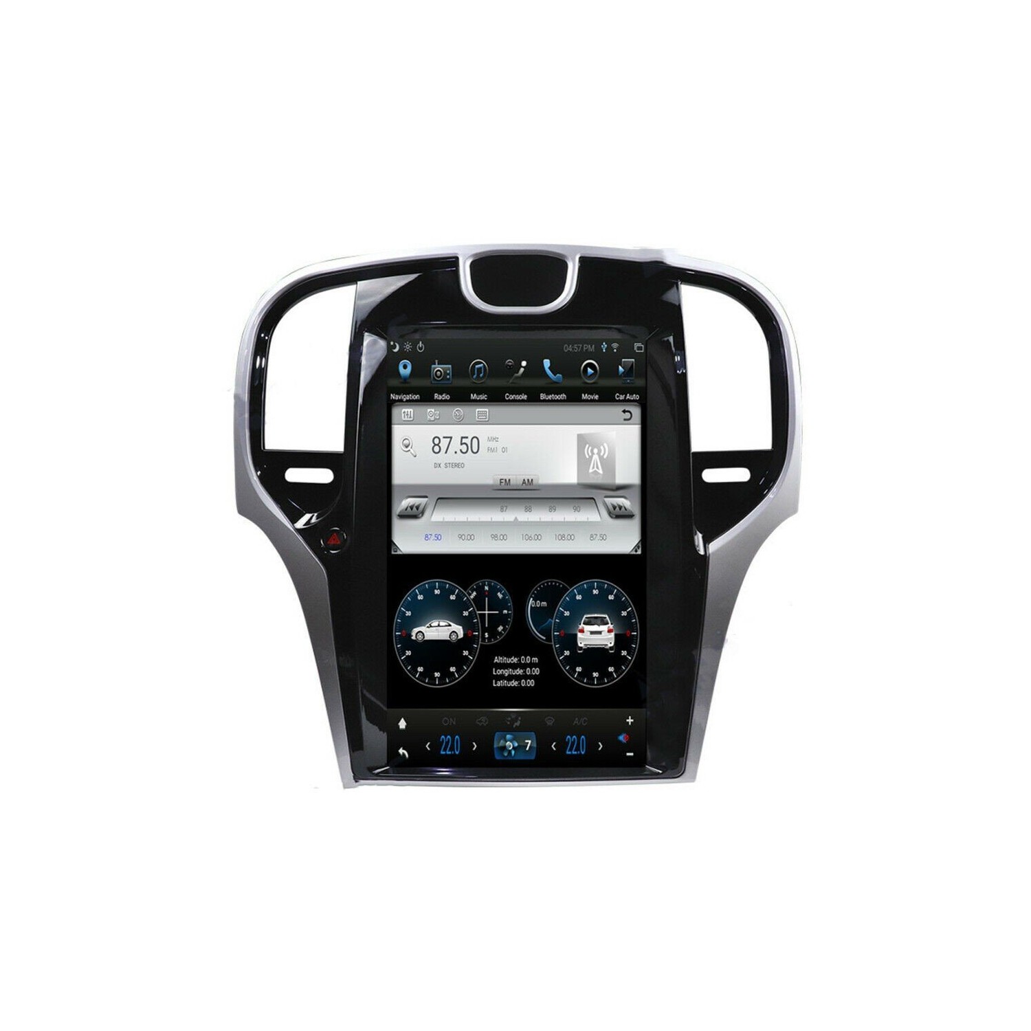 Radio navegador GPS tipo TESLA Chrysler 300C ANDROID TR3779