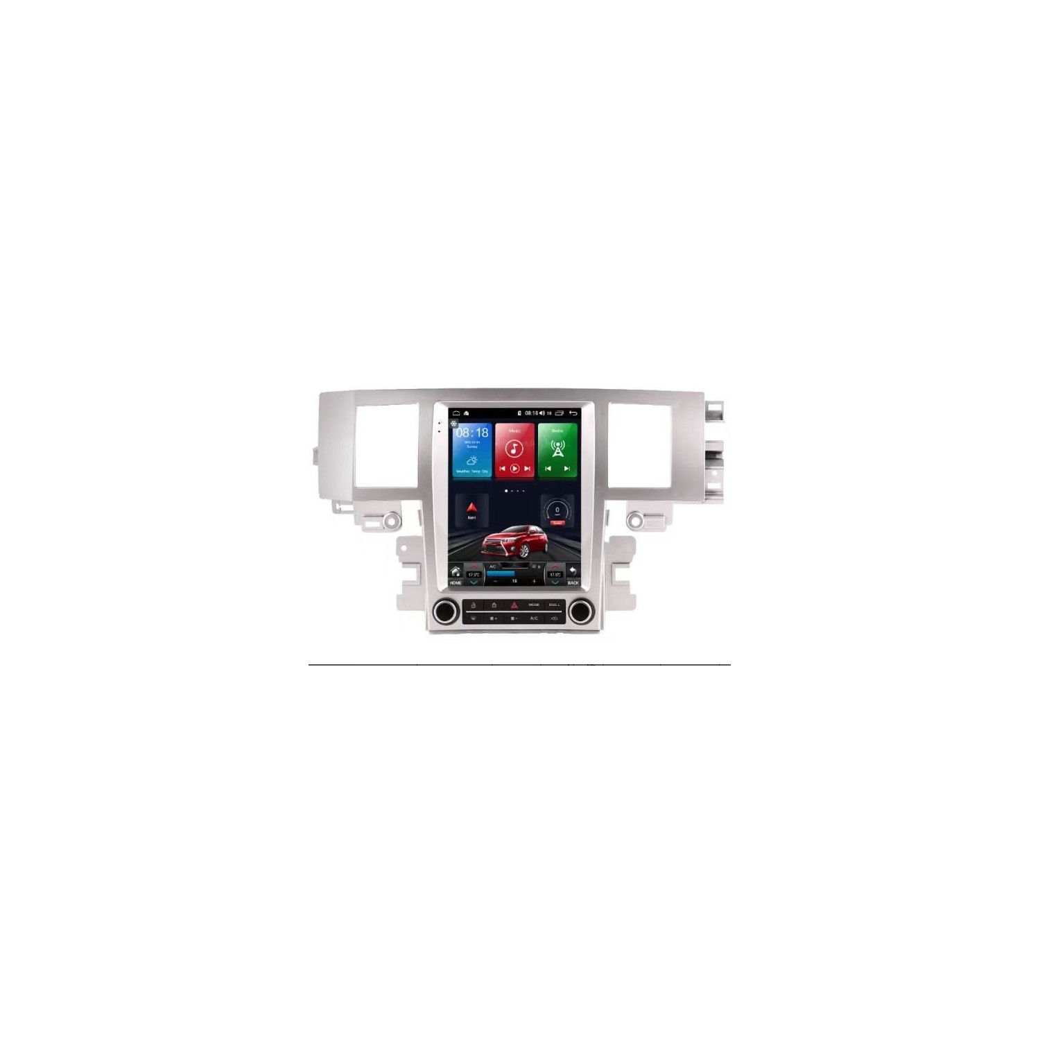Radio GPS head unit Tesla style Jaguar XF ANDROID TR3782