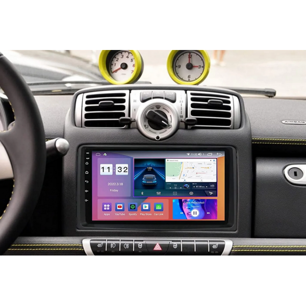 Radio GPS head unit Smart Fortwo 451 Android 11 TR3785