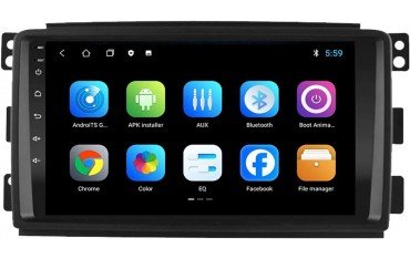 Radio GPS head unit Smart Fortwo 451 Android 11 TR3785