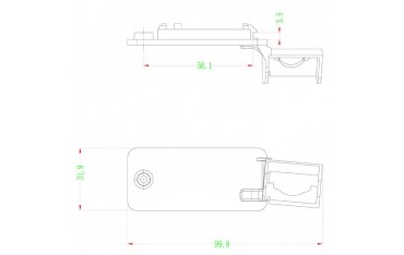 Rearview parking camera for Audi A3(8P), A4(B8), A6(C6), A8, Q7 TR3791