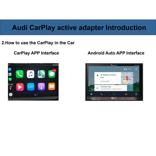 Módulo Carplay y Android Auto AUDI INALÁMBRICO TR3145