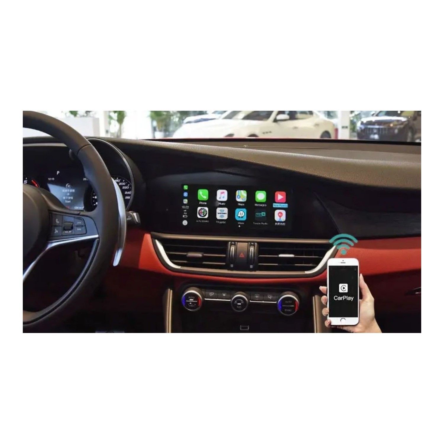Módulo Carplay / Android Auto Alfa Romeo Giulia y Stelvio TR3809
