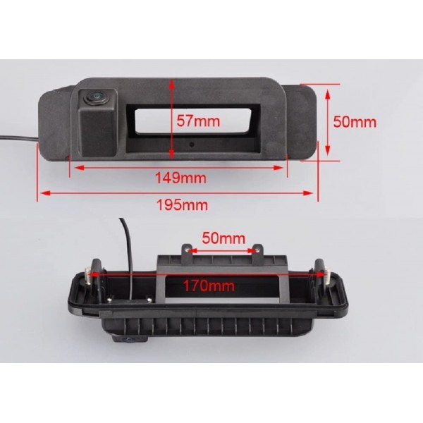 Rearview parking camera for Mercedes Benz C Class W205 & CLA W117 TR3833
