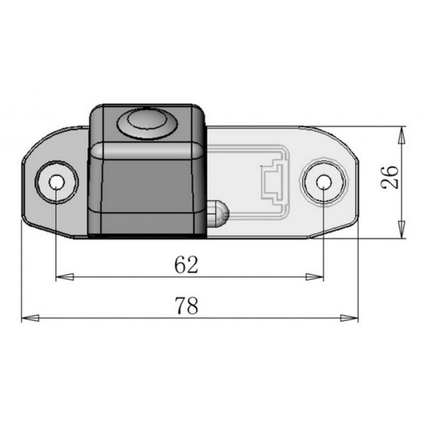 Cámara trasera aparcamiento Volvo S40, S80, XC30, XC60, XC90 TR827