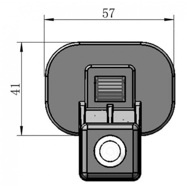 Rearview parking camera for Hyundai Accent, Kia Forte TR3878