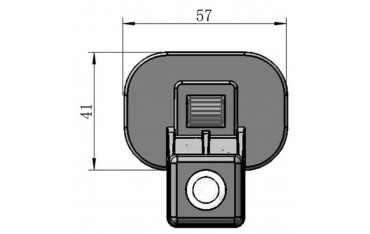 Rearview parking camera for Hyundai Accent, Kia Forte TR3878