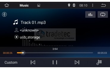 Radio GPS SsangYong Korando desde 2014 Android TR3895