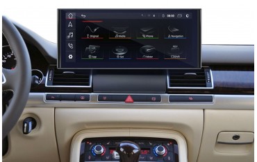 Pantalla ultra fina 12,3" GPS AUDI A8 D3 Android 12 4G LTE TR3902