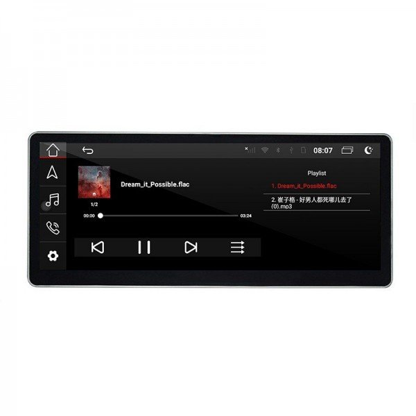 Pantalla ultra fina 10.25" GPS AUDI A8 D4 Android 12 4G LTE TR3903